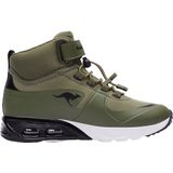 Sneakers - Effen - Imitatieleer, Mesh - Platte Hak