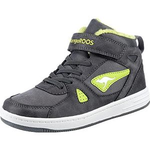 KangaROOS K-cp Kalley II Ev Sneakers voor kinderen, uniseks, Steel Grey Lime, 29 EU