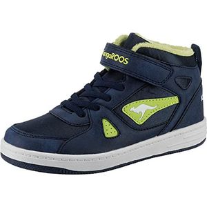 KangaROOS K-cp Kalley II Ev Sneakers voor kinderen, uniseks, Dk Navy Lime, 30 EU