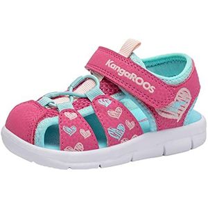 KangaROOS K-tiffy - Kindersandaal - Fandango Pink Mint - Sneldrogend