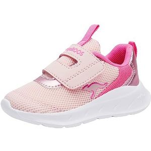 KangaROOS K-IR Sporty V meisjessneakers, roze (Frost Pink Neon Pink), 27 EU