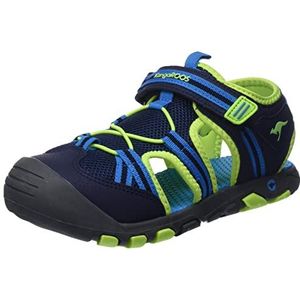 KangaROOS K-Trek Trail sandalen voor heren, Dk Navy Lime, 40 EU