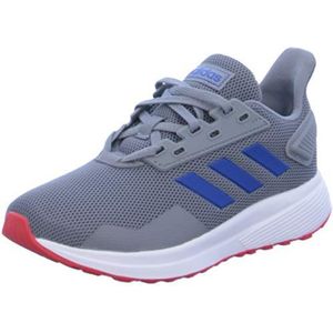 adidas Duramo 9 K Hardloopschoenen wedstrijdschoenen, uniseks, Grey Three F17 Blue Active Red, 37 1/3 EU