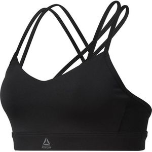 Reebok - Hero Strappy Padded Bra - Sportbeha - Black