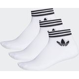 adidas Originals Trefoil Enkelsokken - Zwart - Set van 3 Paar
