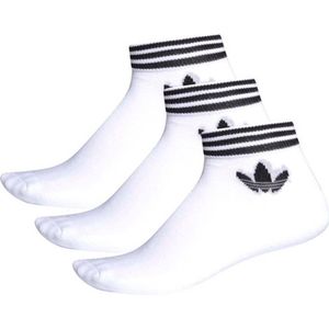 adidas Originals Trefoil Enkelsokken - Zwart - Set van 3 Paar