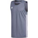 adidas Sportshirt - Mannen - grijs wit