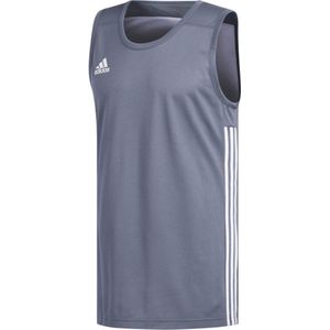 adidas Sportshirt - Mannen - grijs wit