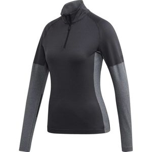 adidas W Xperior LS T-shirt voor dames, meerkleurig (carbon/brgros)