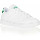 adidas Advantage - Maat 30 - Jongens Sneakers - White/Green/Grey Two