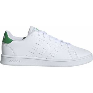 adidas Advantage - Maat 30 - Jongens Sneakers - White/Green/Grey Two