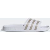 Adidas Adilette Aqua uniseks-volwassene Slippers, Ftwr White/Platin Met./Ftwr White, 48 2/3 EU