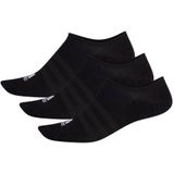 Adidas no-show sokken 3 paar in de kleur zwart.