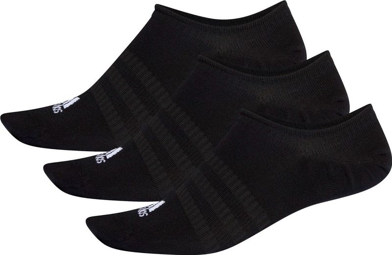 adidas - Sneaker Socks - Zwart - 3 Paar - Katoen