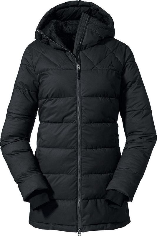 Schöffel Boston L, geïsoleerde parka voor dames, waterafstotende, winddichte parka, functionele en stijlvolle winterjas