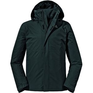 Schöffel - Gmund - Jas - Zwart - Polyester - Verstelbare Capuchon