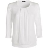 Frank Walder - Longsleeve - Wit - Effen - Halslijn: Ronde Hals