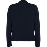 Frank Walder - Vest - Blauw - Effen - Halslijn: Opstaande Kraag