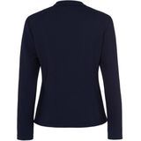 Frank Walder - Vest - Blauw - Effen - Halslijn: Opstaande Kraag