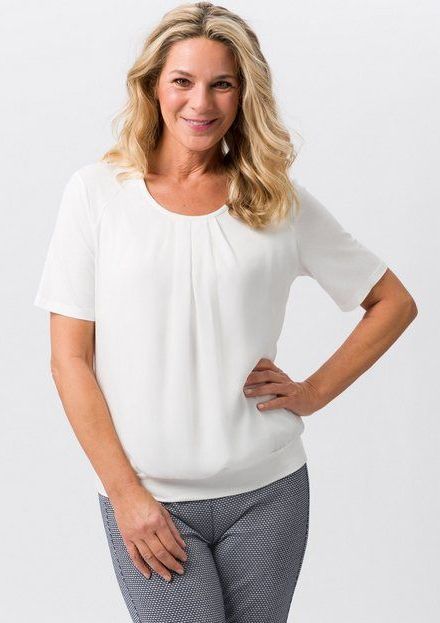 Frank Walder, Dames, Blouses & Shirts, Wit, Maat: M