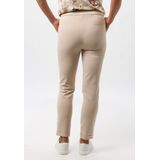 Frank Walder - Dames Broek - Beige - Slim-Fit