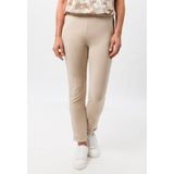 Frank Walder - Dames Broek - Beige - Slim-Fit
