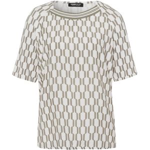 Frank Walder Top - Korte Mouw - Kleur Khaki