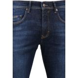 Jeans - Dark Blue Vintage - Denim - Steekzakken - Ritssluiting