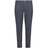 Mac - Chino Turn Up - Donkerblauw - Superzachte Denim met Tencel