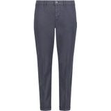 Mac - Chino Turn Up - Donkerblauw - Superzachte Denim met Tencel