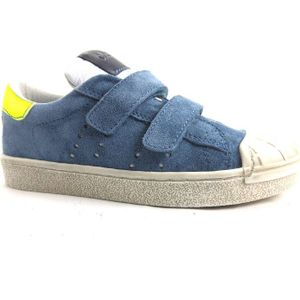 Clic! - Piel Basket Levis - Casual Schoenen - Blauw Combi - Suède