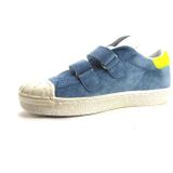 Clic! - Piel Basket Levis - Casual Schoenen - Blauw Combi - Suède