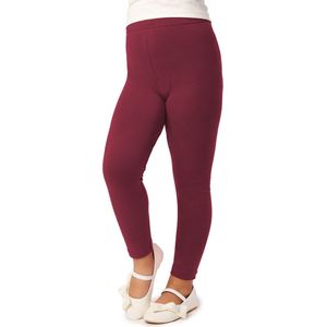 Merry Style Meisjes Lange Legging van Viscose MS10-130 (Bordeaux, 110 cm)