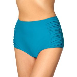 Merry Style - MS-MS10-119-SL - Bikinibroekje - Blauw - Elastische Tailleband - Polyamide & Elastaan