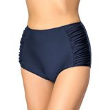Merry Style Dames Zwembroek - Bikinibroekje - Elastische tailleband – Polyamide & Elastaan – Donkerblauw2 (6007) – 36 - MS-MS10-119-SL
