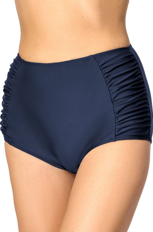 Merry Style Dames Zwembroek - Bikinibroekje - Elastische tailleband – Polyamide & Elastaan – Donkerblauw2 (6007) – 36 - MS-MS10-119-SL