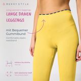 Merry Style - MS-MS10-143-LE - Leggings - Geel - Sportbroek - Vrijetijdsbroek - Lang