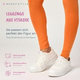 Merry Style - MS-MS10-143-LE - Leggings - Oranje - Sportbroek - Vrijetijdsbroek - Lang