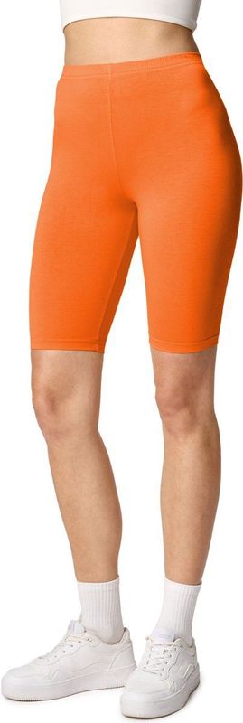 Merry Style - Korte Legging Dames - Oranje - Viscose - Voor Yoga en Fitness