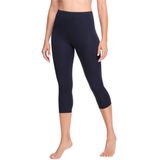 Ladeheid - LA-LA40-132-LE - Capri Leggings - Marineblauw - Dames - 3/4 Lengte - Katoen