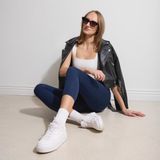 Ladeheid - LA-LA40-132-LE - Capri Leggings - Marineblauw - Dames - 3/4 Lengte - Katoen