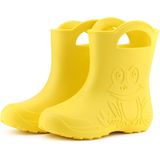 Ladeheid LA-CA-Frog Kinder Regenlaarzen - Rubber - Licht - EVA - Geel