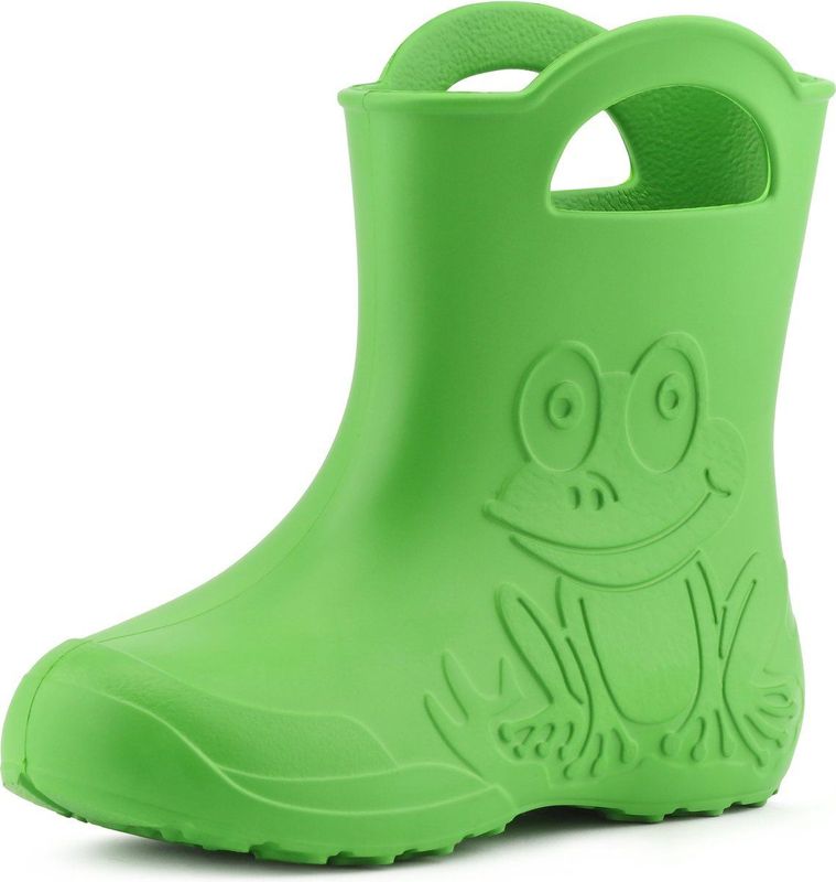 Ladeheid LA-CA-Frog Kinder Regenlaarzen - Rubber - Licht - EVA - Groen