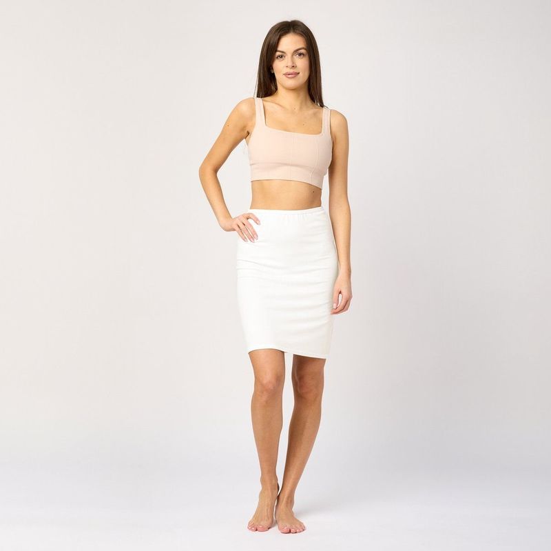 Merry Style - MS10-204 - Onderrok - Ecru - Viscose, Elastisch