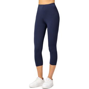 Merry Style - MS10-144 - Dameslegging - Navy Blauw - Viscose - 3/4 Lengte