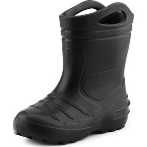 Ladeheid - LA-KL-051 - Kinder Regenlaarzen - Zwart - Rubber - Waterdicht