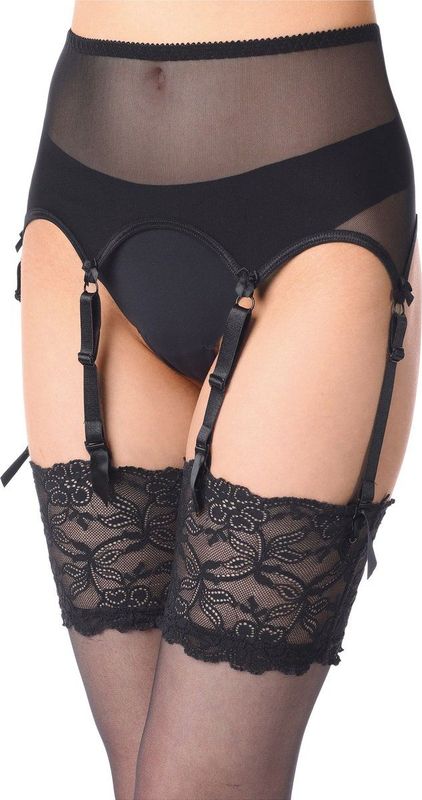 Merry Style - MS-KS-912 - Jarretel Gordel - Zwart