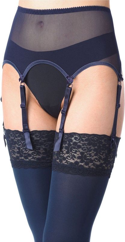 Merry Style - MS-KS-912 - Jarretel Gordel - Marine
