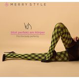 Merry Style - MS-GB-317 - Panty - Rood - 60 DEN - Gedessineerd - 3D-technologie