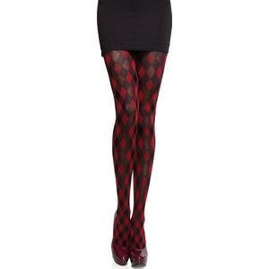 Merry Style - MS-GB-317 - Panty - Rood - 60 DEN - Gedessineerd - 3D-technologie